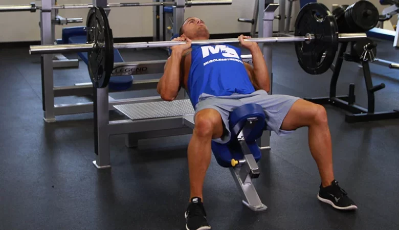 Incline Close Grip Bench Press