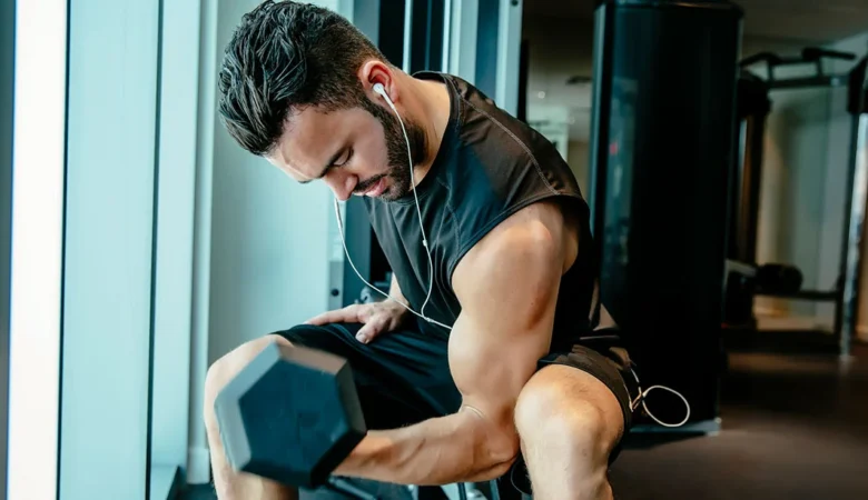 Seated Barbell Curl